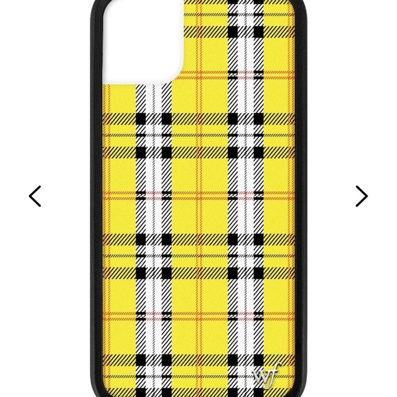 Wildflower Yellow Plaid iPhone 11 Case - Picture 3 of 7